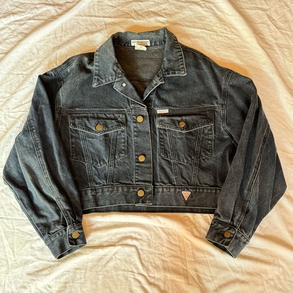 Sold! - Vintage Georges Marciano for Guess denim jacket - barely worn! - Picture 1 of 4